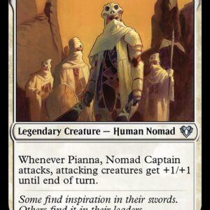 Commander Masters - 50 - Pianna, Nomad Captain - Uncommon - W - Foil