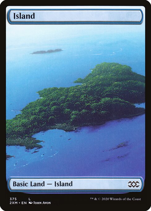 Double Masters - 375 - Island - Common - C - Non-foil