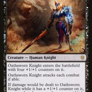 Throne of Eldraine - 98 - Oathsworn Knight - Rare - B - Non-foil