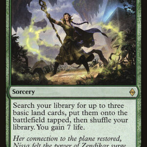 Battle for Zendikar - 180 - Nissa's Renewal - Rare - G - Non-foil
