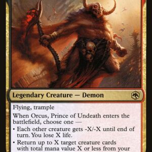 Adventures in the Forgotten Realms - 229 - Orcus, Prince of Undeath - Rare - BR - Foil