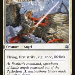 War of the Spark - 31 - Sunblade Angel - Uncommon - W - Non-foil (Front)