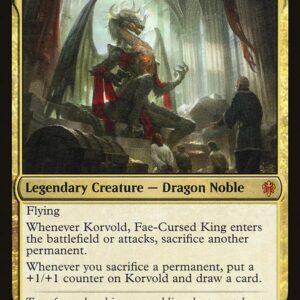 Throne of Eldraine - 329 - Korvold, Fae-Cursed King - Mythic - Multi - Foil