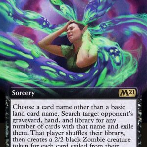 Core Set 2021 - 359 - Necromentia - Rare - B - Foil (Front)