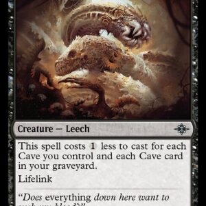 The Lost Caverns of Ixalan - 107 - Gargantuan Leech - Uncommon - B - Non-foil (Front)