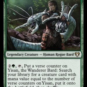 Commander Masters - 334 - Yisan, the Wanderer Bard - Rare - G - Non-foil