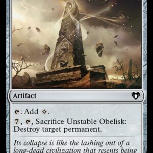 Commander Masters - 416 - Unstable Obelisk - Common - C - Non-foil