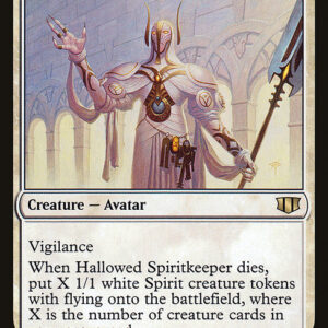 Commander 2014 - 8 - Hallowed Spiritkeeper - Rare - W - Non-foil (Front)