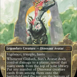 The Lost Caverns of Ixalan - 330 - Gishath, Sun's Avatar - Mythic - Multi - Foil (Front)