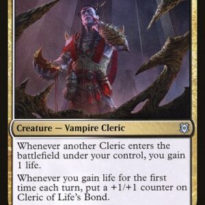 Zendikar Rising - 222 - Cleric of Life's Bond - Uncommon - WB - Non-foil