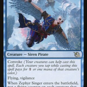 March of the Machine - 86 - Zephyr Singer - Rare - U - Non-foil