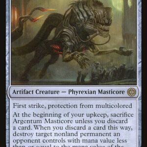 Phyrexia: All Will Be One - 222 - Argentum Masticore - Rare - C - Non-foil