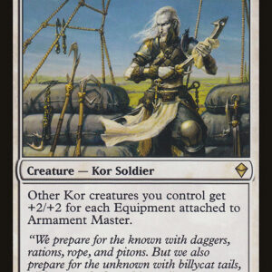 Zendikar - 1 - Armament Master - Rare - W - Non-foil
