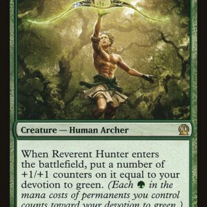 Theros - 173 - Reverent Hunter - Rare - G - Non-foil (Front)