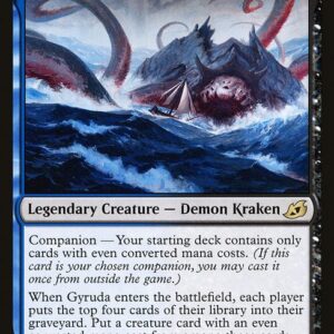 Ikoria: Lair of Behemoths - 221 - Gyruda, Doom of Depths - Rare - UB - Non-foil (Front)