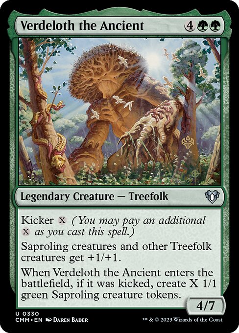 Commander Masters - 330 - Verdeloth the Ancient - Uncommon - G - Non-foil