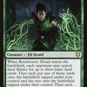 Commander Legends - 250 - Rootweaver Druid - Rare - G - Foil