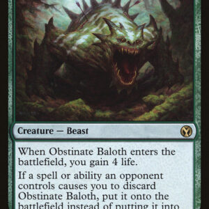 Iconic Masters - 179 - Obstinate Baloth - Rare - G - Foil