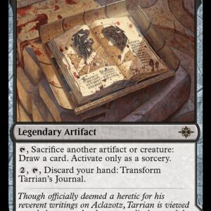 The Lost Caverns of Ixalan - 126 - Tarrian's Journal // The Tomb of Aclazotz - Rare - C - Non-foil (Front)