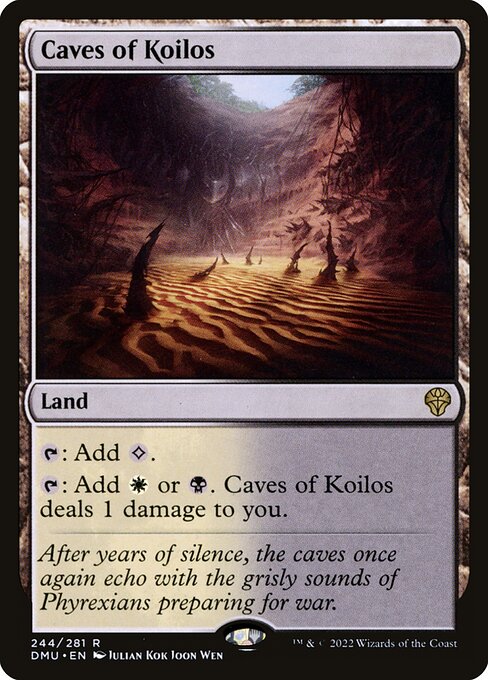 Dominaria United - 244 - Caves of Koilos - Rare - C - Foil