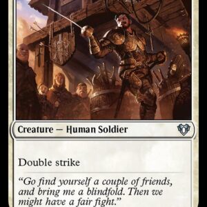 Commander Masters - 23 - Fencing Ace - Uncommon - W - Non-foil