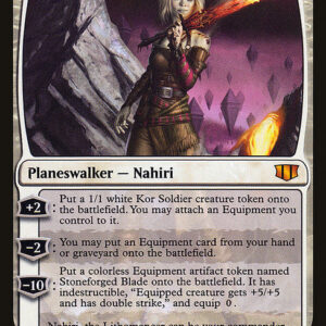 Commander 2014 - 10 - Nahiri, the Lithomancer - Mythic - W - Non-foil (Front)