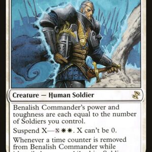 Time Spiral Remastered - 8 - Benalish Commander - Rare - W - Foil