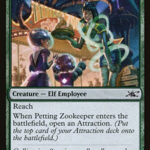 Unfinity - 150 - Petting Zookeeper - Common - G - Foil