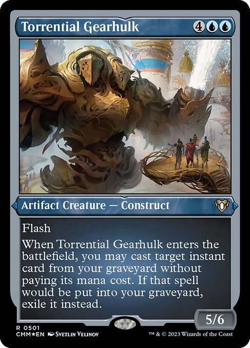 Commander Masters - 501 - Torrential Gearhulk - Rare - U - Non-foil