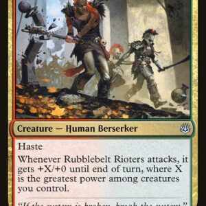 War of the Spark - 215 - Rubblebelt Rioters - Uncommon - RG - Non-foil (Front)