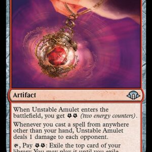 Modern Horizons 3 - 142 - Unstable Amulet - Uncommon - R - Foil