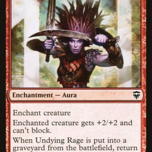 Commander Legends - 205 - Undying Rage - Common - R - Non-foil