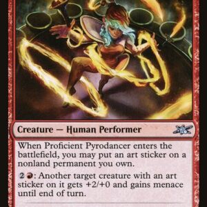 Unfinity - 120 - Proficient Pyrodancer - Uncommon - R - Foil