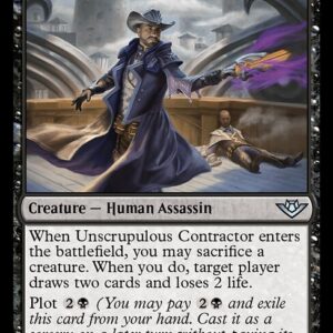 Outlaws of Thunder Junction - 112 - Unscrupulous Contractor - Uncommon - B - Non-foil