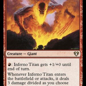 Commander Masters - 235 - Inferno Titan - Rare - R - Foil