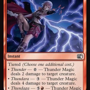 Final Fantasy - 165 - Thunder Magic - Common - R - Foil