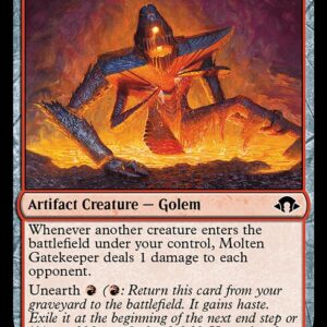 Modern Horizons 3 - 128 - Molten Gatekeeper - Common - R - Non-foil
