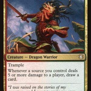 Forgotten Realms Commander - 45 - Dragonborn Champion - Rare - RG - Non-foil (Front)