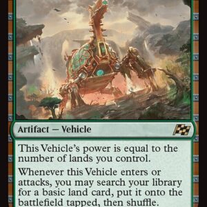 Aetherdrift - 168 - Lumbering Worldwagon - Rare - G - Foil
