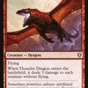 Commander Legends: Battle for Baldur's Gate - 810 - Thunder Dragon - Rare - R - Non-foil