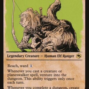 Adventures in the Forgotten Realms - 335 - Varis, Silverymoon Ranger - Rare - G - Foil