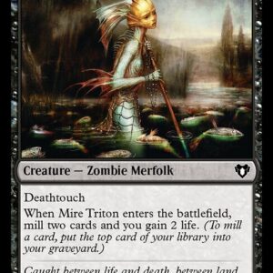 Commander Masters - 174 - Mire Triton - Common - B - Foil