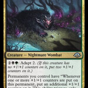 Modern Horizons 3 - 181 - Cursed Wombat - Uncommon - BG - Non-foil