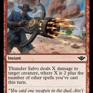 Outlaws of Thunder Junction - 150 - Thunder Salvo - Common - R - Non-foil