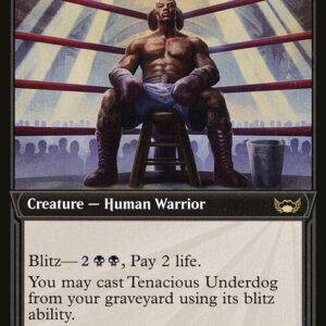 Streets of New Capenna - 345 - Tenacious Underdog - Rare - B - Foil