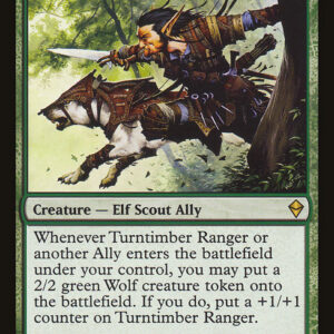 Zendikar - 191 - Turntimber Ranger - Rare - G - Non-foil
