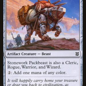 Zendikar Rising - 255 - Stonework Packbeast - Common - C - Non-foil