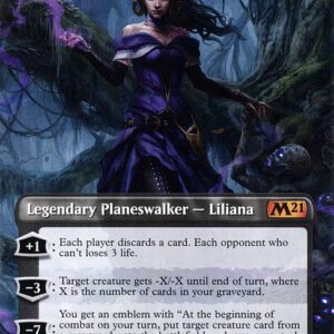 Core Set 2021 - 282 - Liliana, Waker of the Dead - Mythic - B - Non-foil (Front)