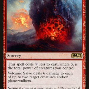 Core Set 2021 - 172 - Volcanic Salvo - Rare - R - Non-foil (Front)