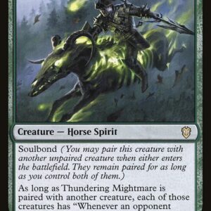 Crimson Vow Commander - 37 - Thundering Mightmare - Rare - G - Non-foil (Front)